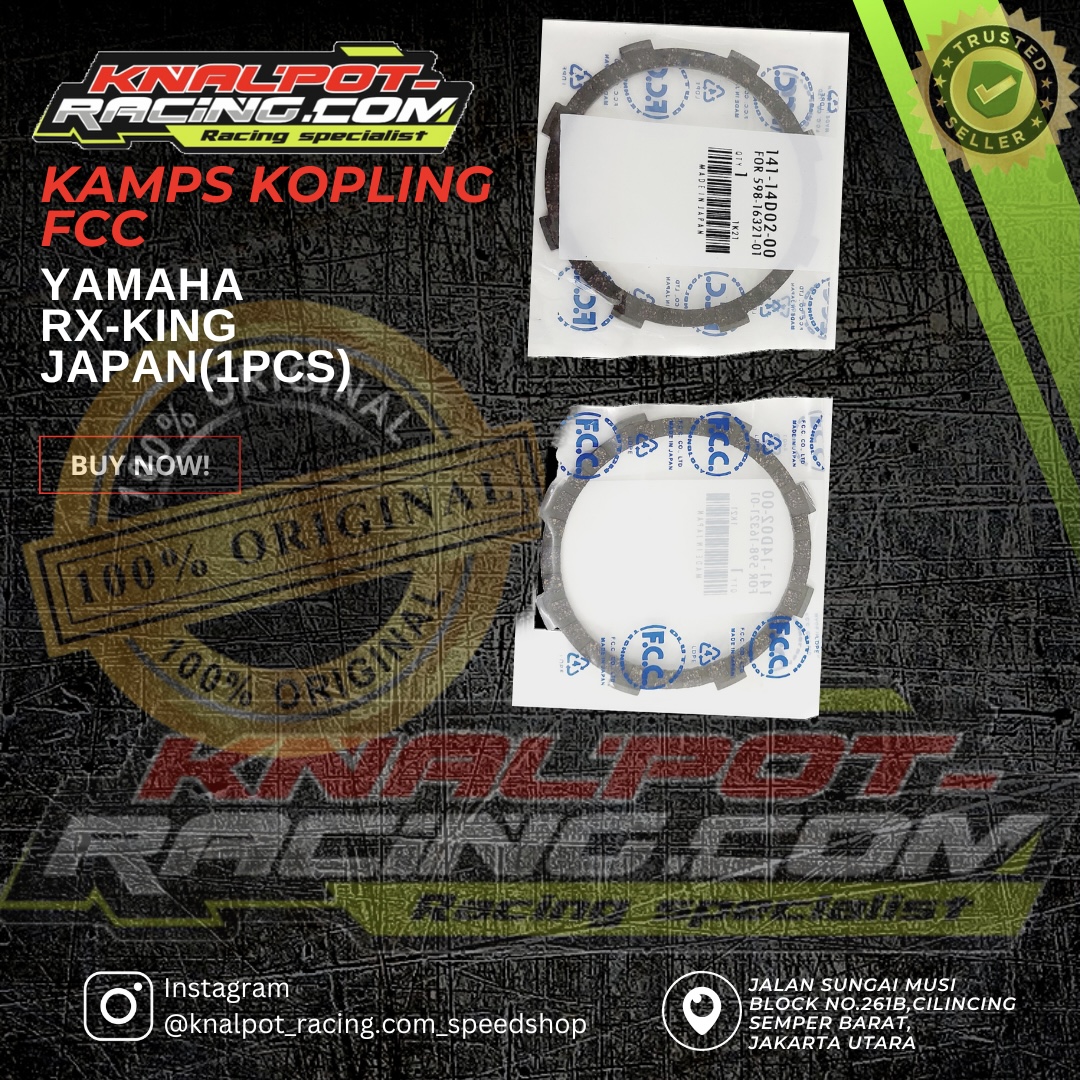 KAMPAS KOPLING YAMAHA RXKING FCC JAPAN(1PCS)
